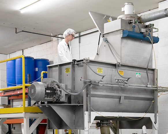 Ribbon Blender Output Up 25-Fold at Diversified Chemical Products