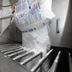Integral bag dump station draws errant dust onto cartridge filters, which receive blasts of compressed air at timed intervals to return accumulated dust to the hopper and maintain operational efficiency.
