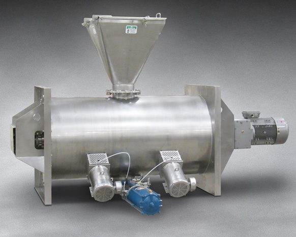 Cylindrical Plow Blender for Problematic Bulk Materials