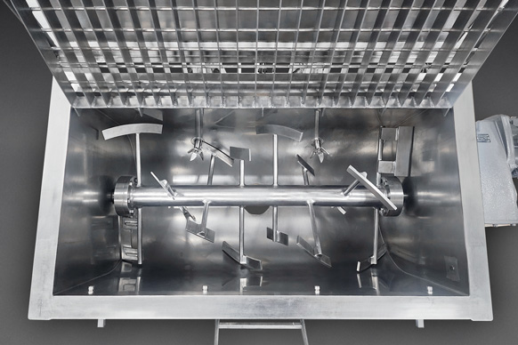 Sanitary Paddle Blender Imparts Shear